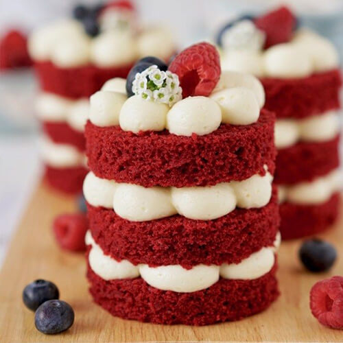 7542 – Torta Red Velvet Mono porção